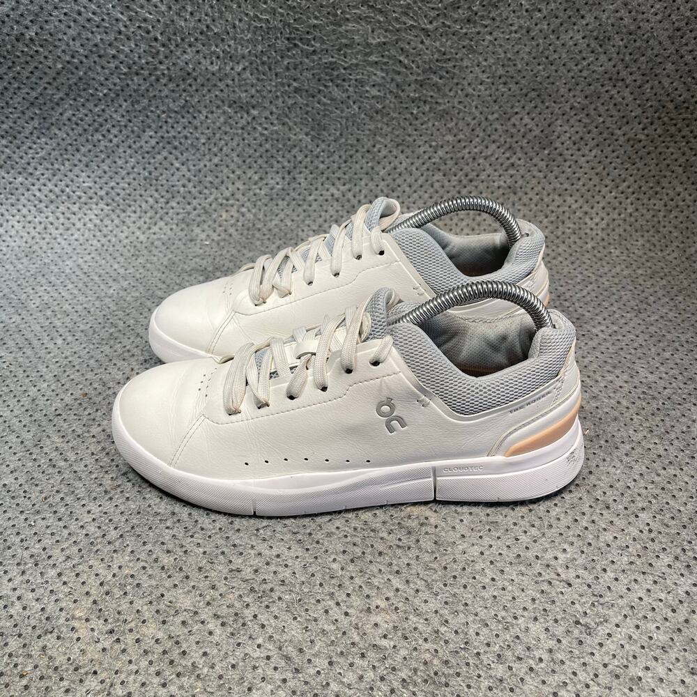 On Cloud The Roger White Leather Shoes Size 8 Women’s